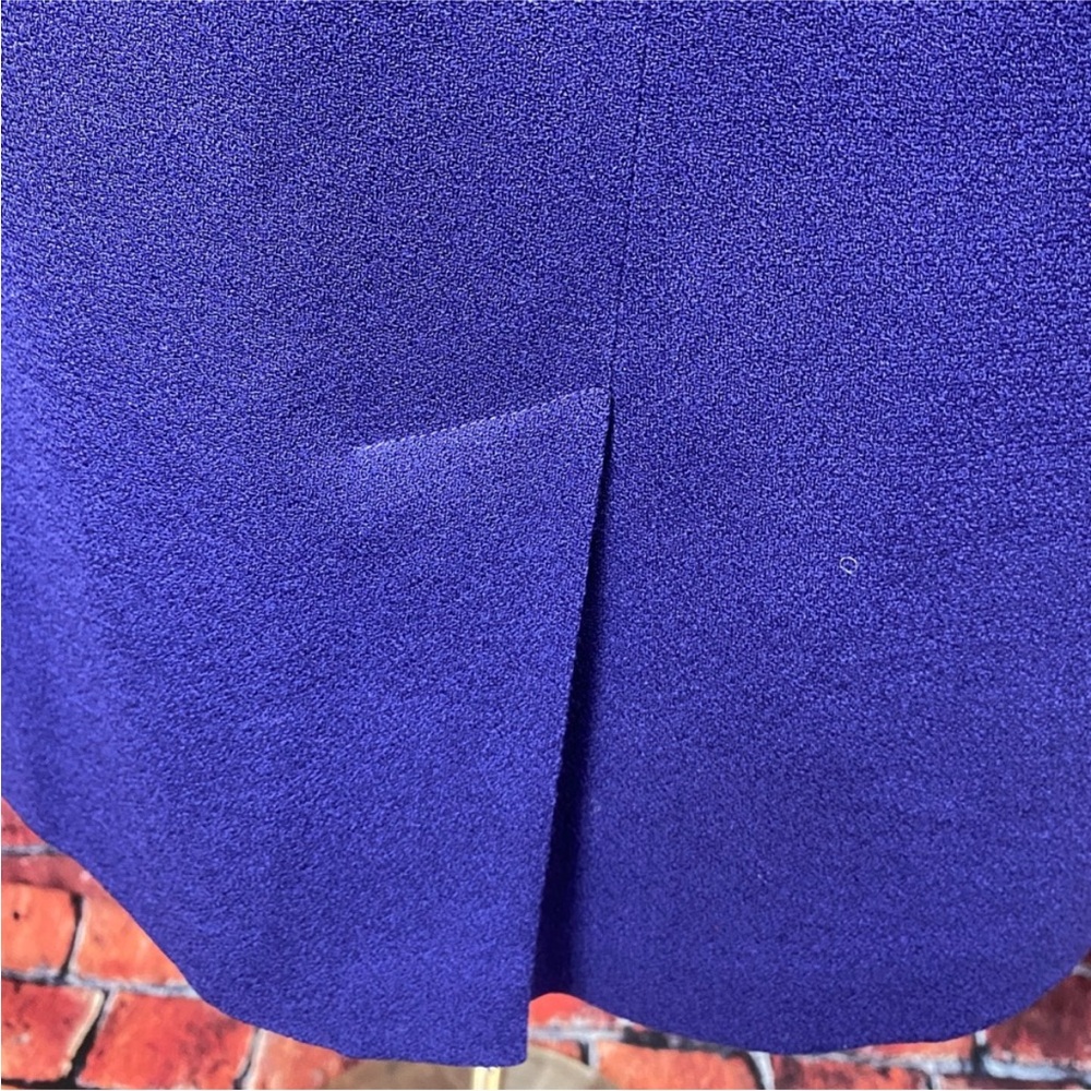 Chaus‎ Vintage 90’s Purple Wool Pencil Skirt - Picture 8 of 9